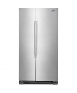 Maytag MSS25N4MKZ 36-Inch Wide Side-by-Side Refrigerator - 25 Cu. ft. Stainless Steel 