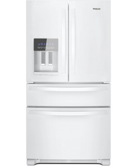 Whirlpool WRX735SDHW 36-Inch Wide French Door Refrigerator - 25 Cu. ft. White 