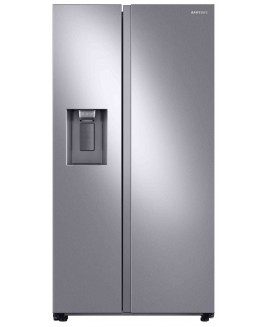 Samsung - 27.4 Cu. ft. Side-by-Side Refrigerator - Stainless Steel 