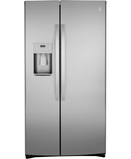 GE GSS25IYNFS 25.1 cu.ft. Stainless Steel Side-by-Side Refrigerator 