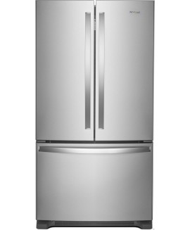 Whirlpool WRF535SWHZ 36-Inch Wide French Door Refrigerator with Water Dispenser - 25 Cu. ft. Stainless Steel 