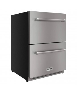 Thor Kitchen TRF2401U 24 in. Indoor &amp; Outdoor Undercounter Refrigerator Drawer 