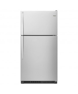 Whirlpool WRT311FZDZ 33-inch Wide Top Freezer Refrigerator - 20 Cu. ft. Stainless Steel 