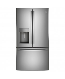 GE Energy Star 27.7 Cu. ft. French-Door Refrigerator Stainless Steel 