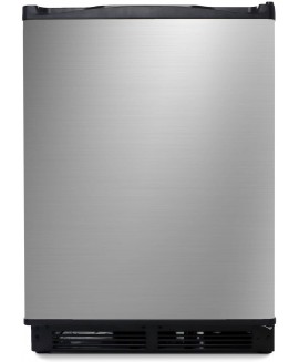 Maxximum 5.2-cu ft Built-In/Freestanding Mini Fridge (Stainless Steel with Black Cabinet) | MAXBC52SD 