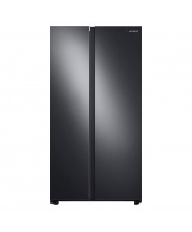 Samsung 22.6 Cu. ft. Fingerprint Resistant Black Stainless Steel Counter Depth Side-by-Side Refrigerator-RS23A500ASG 