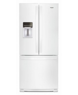 Whirlpool WRF560SEHW 30-Inch Wide French Door Refrigerator - 20 Cu. ft. White 