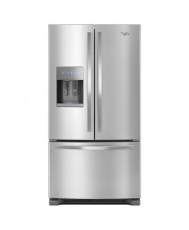 Whirlpool WRF555SDFZ 36-Inch Wide French Door Refrigerator - 25 Cu. ft. Stainless Steel 
